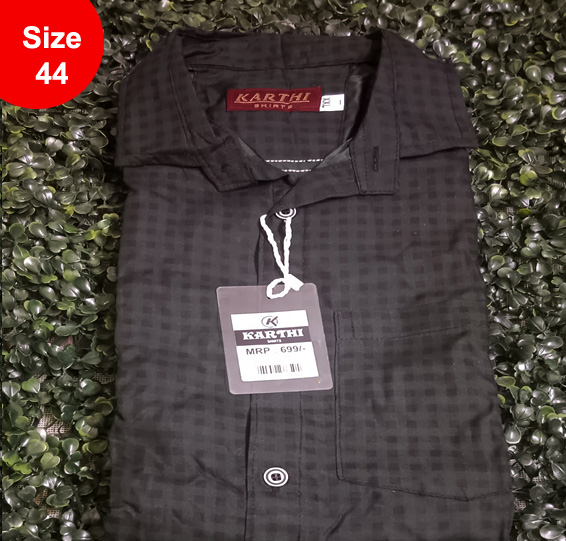 Men's Awesome Black Checked Jacket