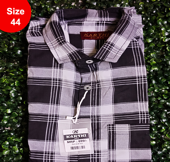 Men's Awesome Black Checked Jacket